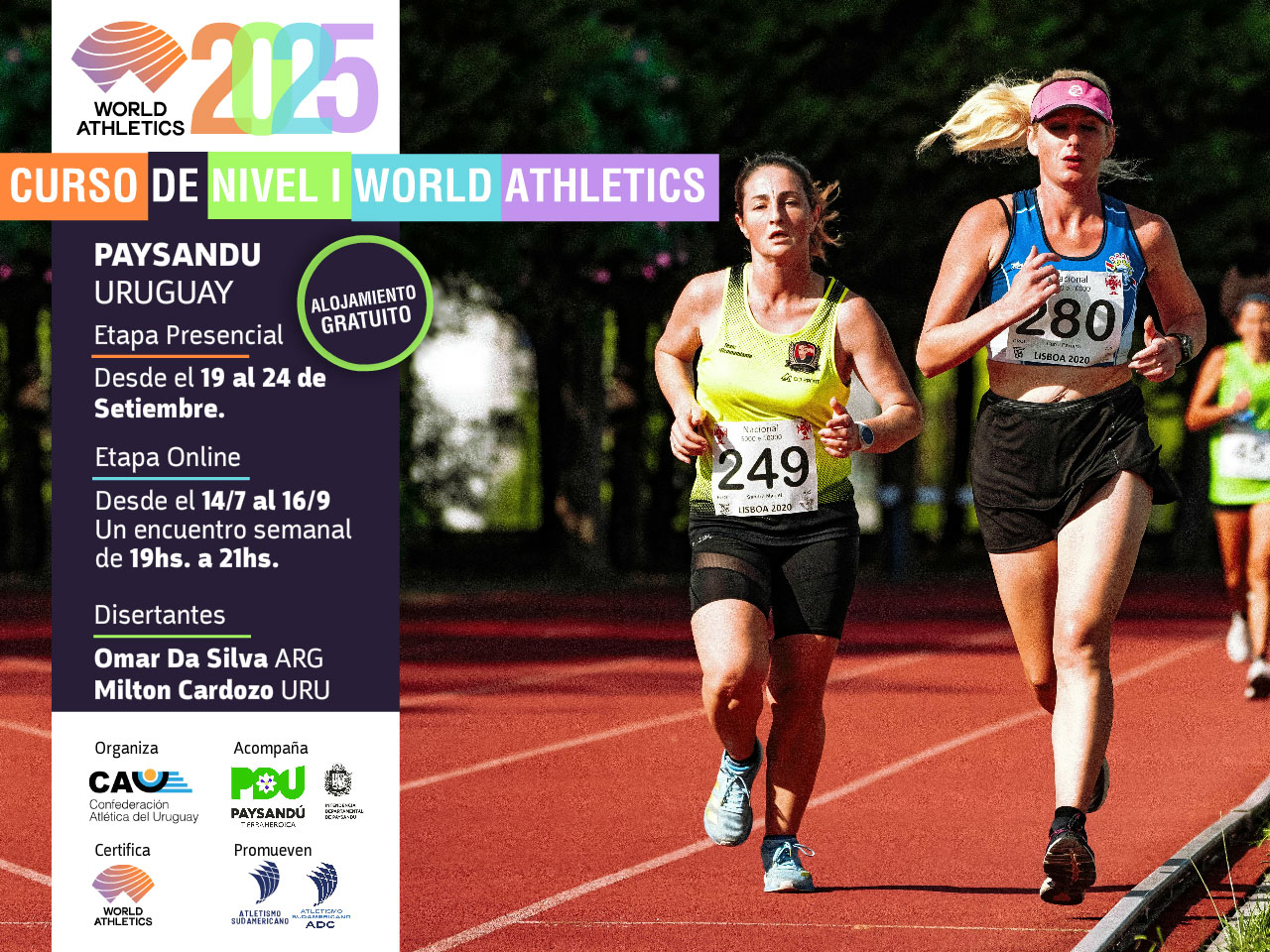 2025 – CURSO NIVEL I – WORLD ATHLETICS – PAYSANDÚ – URU